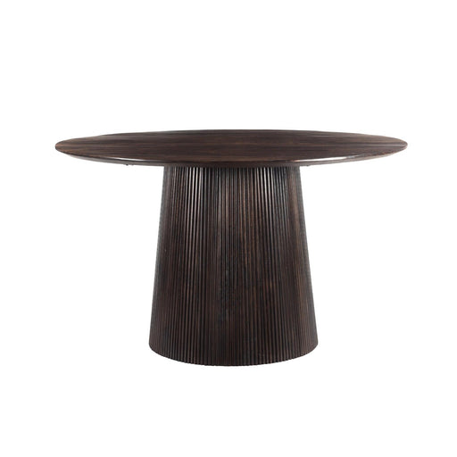 Eettafel Salvator Mangohout Bruin 130 cm 130x130x76 cm-Eettafels-Livingfurn