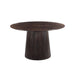 Eettafel Salvator Mangohout Bruin 130 cm-Eettafels-Livingfurn