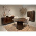 Eettafel Salvator Mangohout Bruin 130 cm-Eettafels-Livingfurn