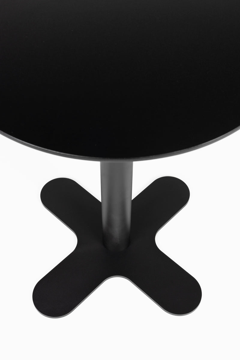 Eettafel Sanjay MDF Zwart 80x80 cm-Eettafels-Creating Home