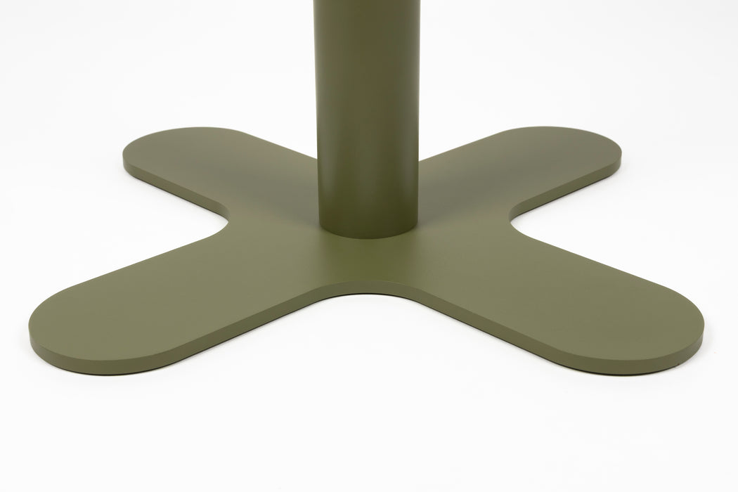 Eettafel Sanjay Outdoor Metaal Groen 80x80 cm-Eettafels-Creating Home