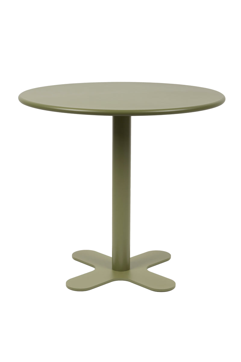 Eettafel Sanjay Outdoor Metaal Groen 80x80 cm-Eettafels-Creating Home