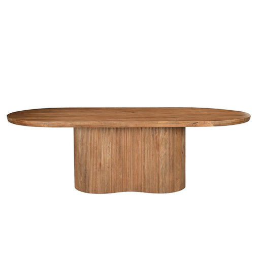 Eettafel Sevilla Mangohout Bruin 100x220 cm-Eettafels-Livingfurn