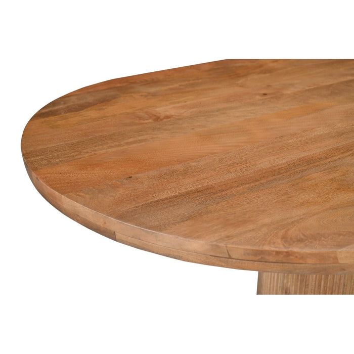 Eettafel Sevilla Mangohout Bruin 100x220 cm 31175-Eettafels-Livingfurn