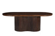 Eettafel Sevilla Mangohout Bruin 100x220 cm-Eettafels-Livingfurn