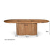 Eettafel Sevilla Mangohout Bruin 100x220 cm-Eettafels-Livingfurn