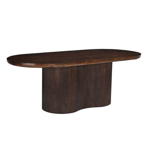 Eettafel Sevilla Mangohout Bruin 100x220 cm-Eettafels-Livingfurn