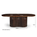 Eettafel Sevilla Mangohout Bruin 110x250 cm-Eettafels-Livingfurn