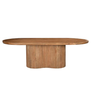 Eettafel Sevilla Mangohout Naturel hout 110x250 cm-Eettafels-Livingfurn