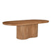 Eettafel Sevilla Mangohout Naturel hout 110x250 cm-Eettafels-Livingfurn