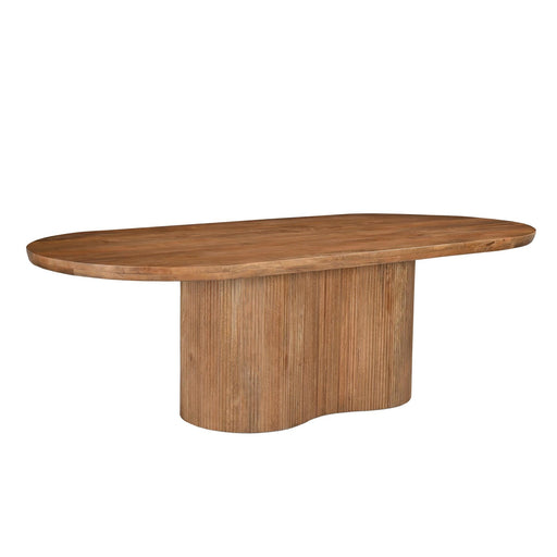 Eettafel Sevilla Mangohout Naturel hout 110x300 cm-Eettafels-Livingfurn