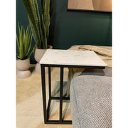 Eettafel Slider Nova Wit marble 40x30x54 cm-Eettafels-Starfurn