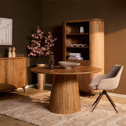 Eettafel Solana 150 cm Naturel 150x150x76 cm-Eettafels-Starfurn