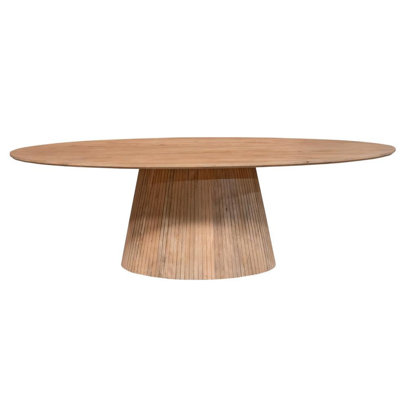 Eettafel Solana 210 cm Naturel Ovaal 210x110x76 cm-Eettafels-Starfurn