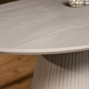 Eettafel Solana 210 cm Ovaal Taupe 210x110x76 cm-Eettafels-Starfurn