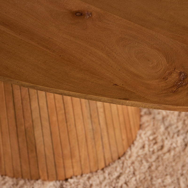 Eettafel Solana 240 cm Naturel Ovaal 240x120x76 cm-Eettafels-Starfurn