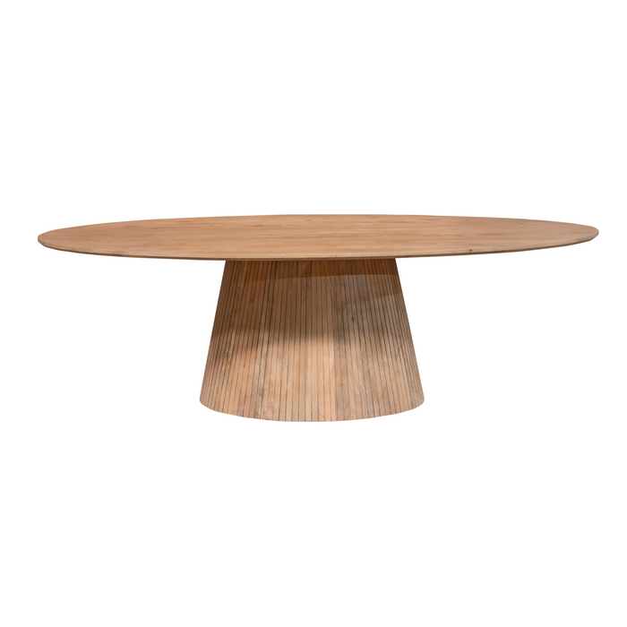 Eettafel Solana - 240 cm - Naturel - Ovaal-Eettafels-Starfurn