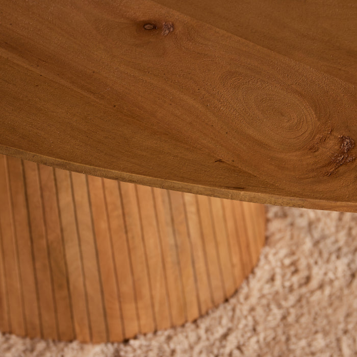 Eettafel Solana - 240 cm - Naturel - Ovaal-Eettafels-Starfurn
