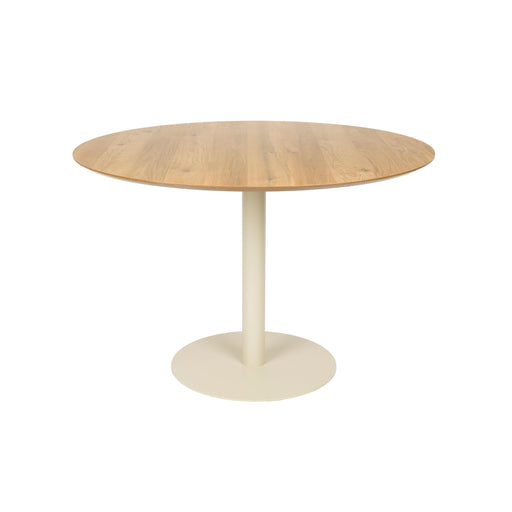 Eettafel Steven MDF Beige Ø110x74 cm-Eettafels-Creating Home