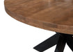 Eettafel Sturdy Rond Mangohout Naturel 150 cm-Eettafels-Livingfurn