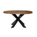 Eettafel Sturdy Rond Mangohout Naturel 150 cm-Eettafels-Livingfurn