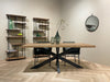 Eettafel Sturdy Spider Mangohout Naturel-Eettafels-Livingfurn