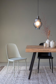 Eettafel Suri Teak Hout Naturel 160x78 cm-Eettafels-Creating Home