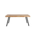 Eettafel Suri Teak Hout Naturel 160x78 cm-Eettafels-Creating Home