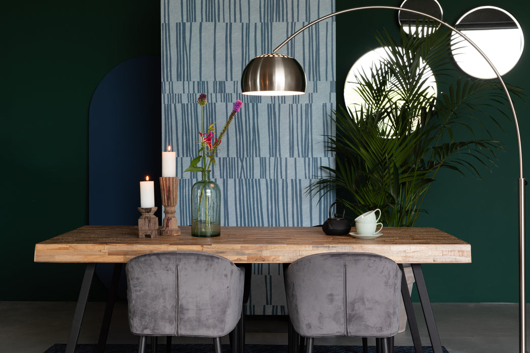Eettafel Suri Teak Hout Naturel 180x90 cm-Eettafels-Creating Home