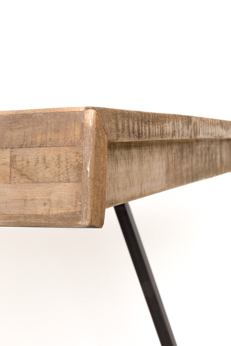 Eettafel Suri Teak Hout Naturel 220x100 cm-Eettafels-Creating Home