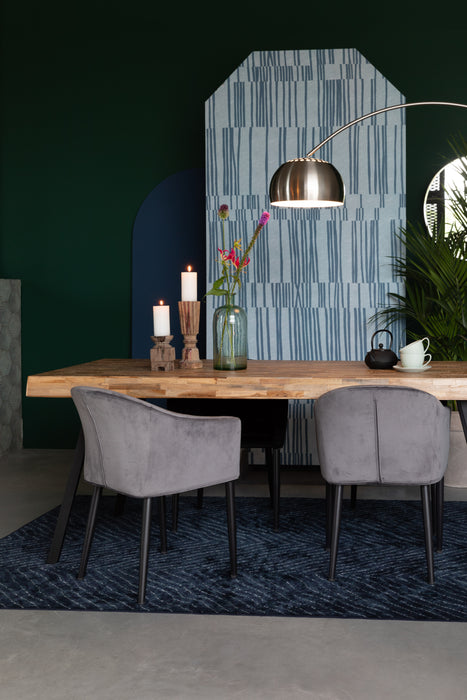 Eettafel Suri Teak Hout Naturel 220x100 cm-Eettafels-Creating Home