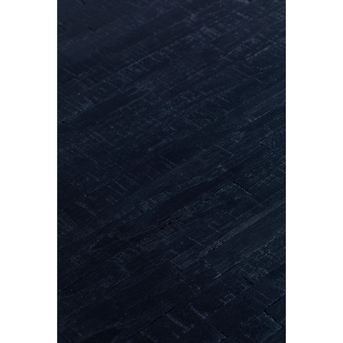 Eettafel Suri Teak Hout Zwart 160x78 cm-Eettafels-Creating Home