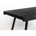 Eettafel Suri Teak Hout Zwart 180x90 cm-Eettafels-Creating Home