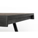 Eettafel Suri Teak Hout Zwart 180x90 cm-Eettafels-Creating Home