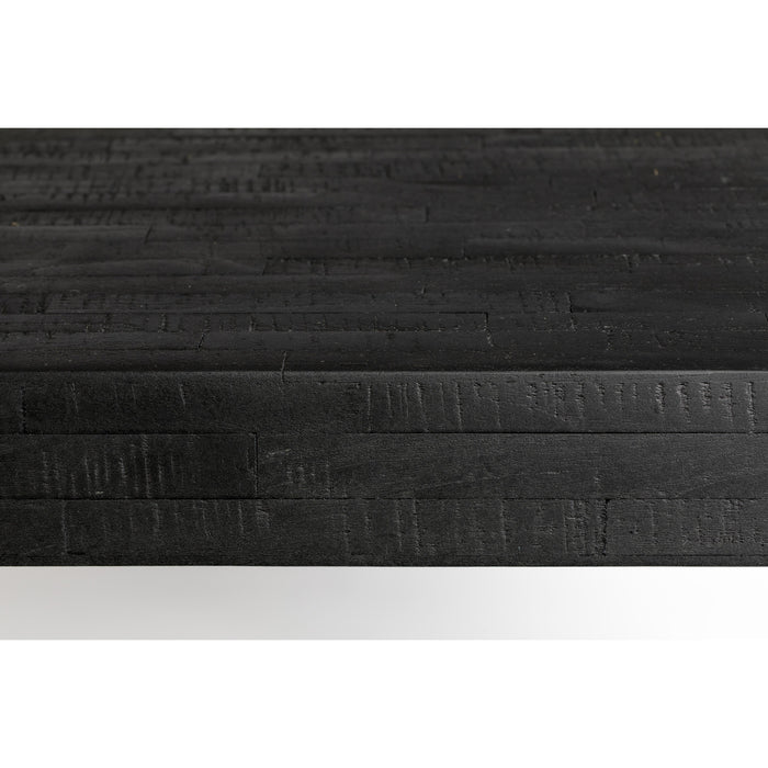 Eettafel Suri Teak Hout Zwart 200x90 cm-Eettafels-Creating Home