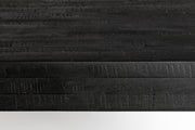 Eettafel Suri Teak Hout Zwart 220x100 cm-Eettafels-Creating Home