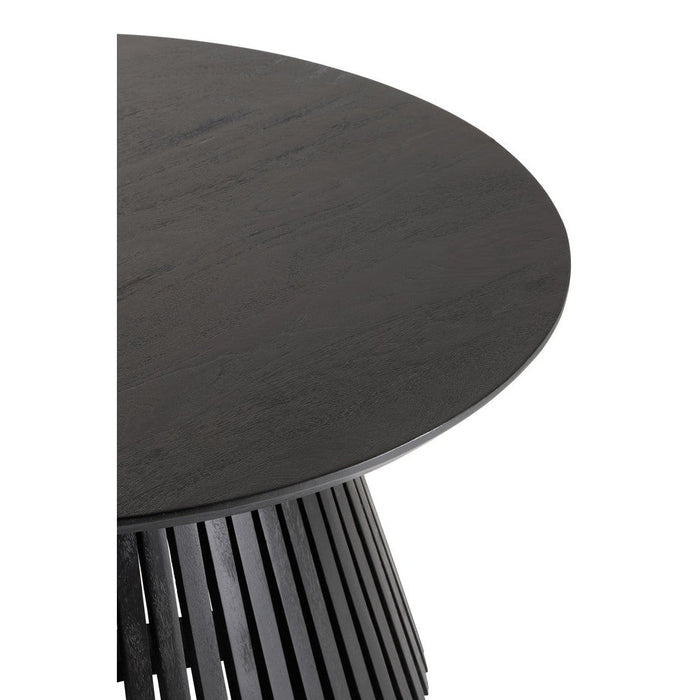 Eettafel Tafel Vincent Mangohout Zwart M 80x80x39.5 cm-Eettafels-J-Line