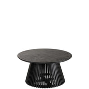 Eettafel Tafel Vincent Mangohout Zwart M 80x80x39.5 cm-Eettafels-J-Line