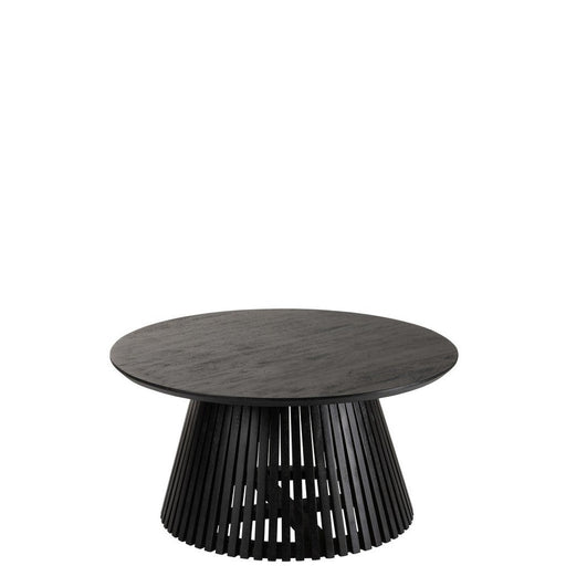 Eettafel Tafel Vincent Mangohout Zwart M 80x80x39.5 cm-Eettafels-J-Line