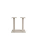 LABEL51 Eettafel Tafelpoot Dubbel Metaal Taupe 70x40-Tafelpoten-LABEL51