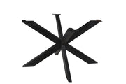Eettafel Tafelpoot Spider Zwart 170x80 cm-Tafelpoten-Livingfurn