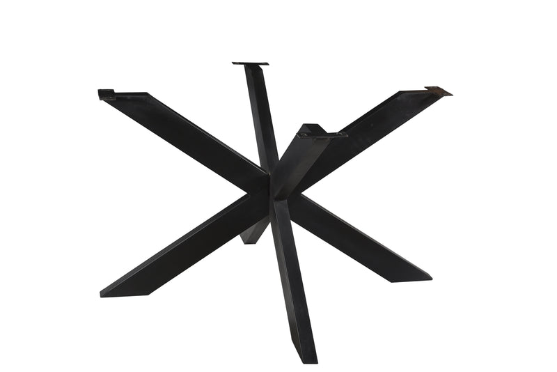 Eettafel Tafelpoot Spider Zwart 170x80 cm-Tafelpoten-Livingfurn