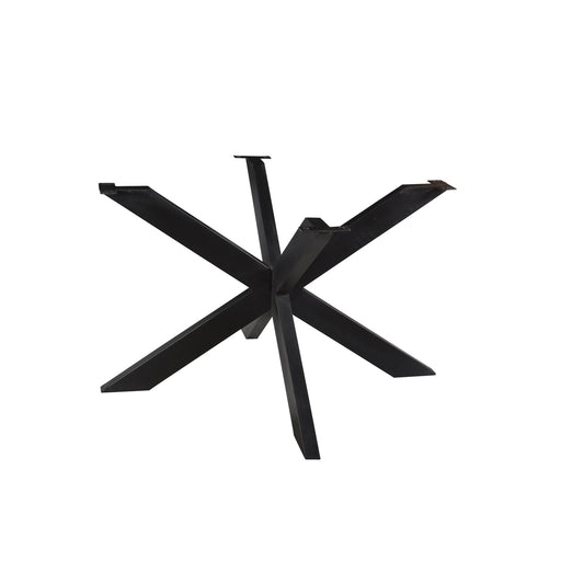 Eettafel Tafelpoot Spider Zwart 170x80 cm-Tafelpoten-Livingfurn