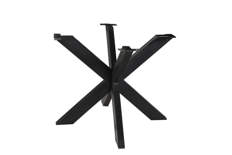 Eettafel Tafelpoot Spider Zwart 95 cm 95x95x72 cm-Tafelpoten-Livingfurn
