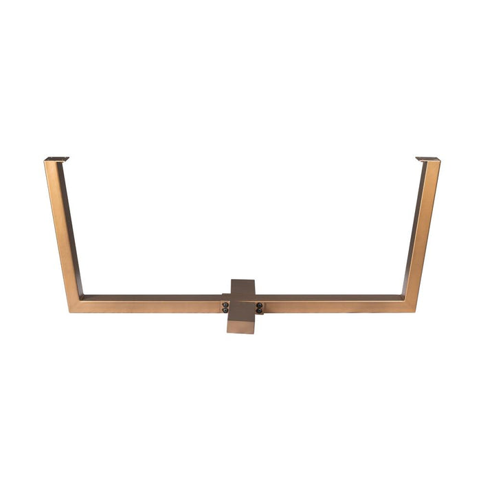 Eettafel Tafelpoten Brons Metaal 180x80 cm-Eettafels-Starfurn