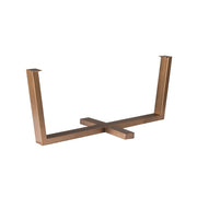 Eettafel Tafelpoten Brons Metaal 180x80 cm-Eettafels-Starfurn