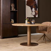 Eettafel Tafelpoten Brons Metaal 70 cm STF 70x70x73 cm STF-0009-Eettafels-Starfurn