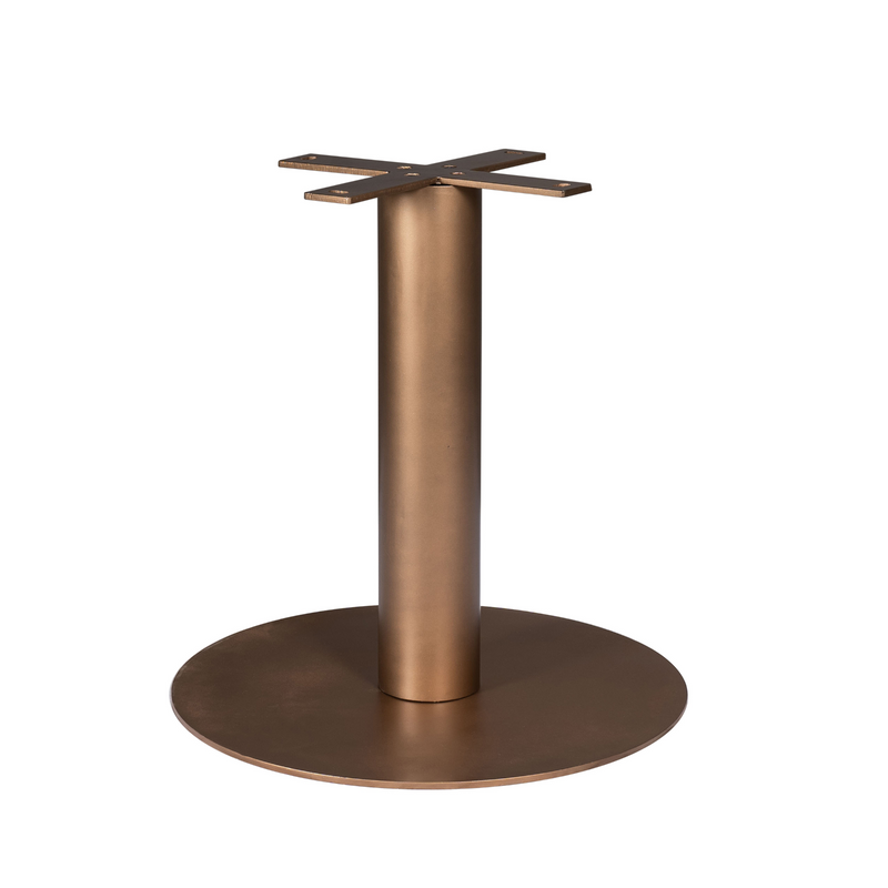 Eettafel Tafelpoten Brons Metaal 70 cm STF 70x70x73 cm STF-0009-Eettafels-Starfurn