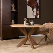 Eettafel Tafelpoten Brons Metaal 70 cm STF 70x70x73 cm STF-0015-Eettafels-Starfurn