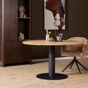 Eettafel Tafelpoten Zwart Metaal 70 cm STF 70x70x73 cm STF-0008-Eettafels-Starfurn